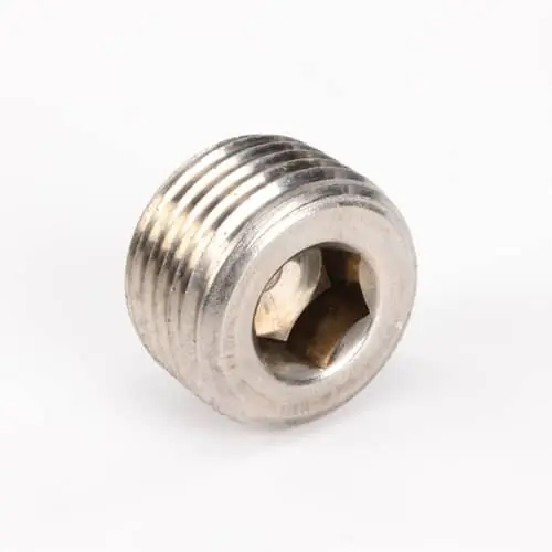 Henny Penny FP01-004 Plug Pipe 1/2 Hex Soc Ss