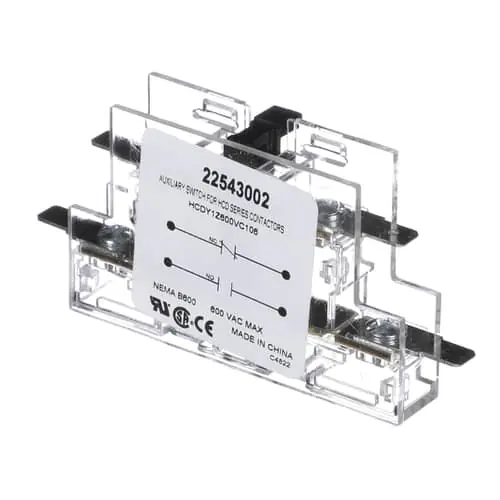 Heatcraft 22543002 Contactor Aux Switch For 50-90A Hartland