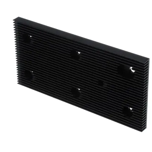 Groen NT1536 Heat Sink - Black Hard Coat Anodized