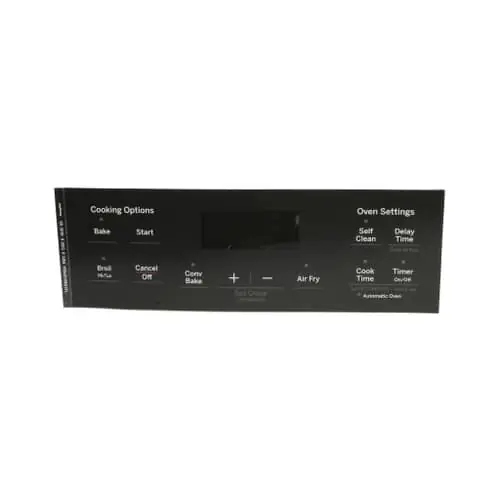 GE WB07X46127 Faceplate Graphics