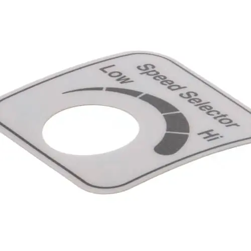 Hobart 00-478265 Label, Speed Select (Domestic)