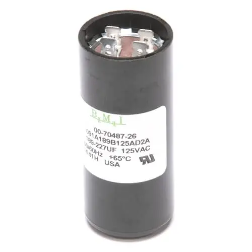 Hobart 00-070487-00026 Capacitor, Motor Start 125V (189-227uF) Replacement MPN