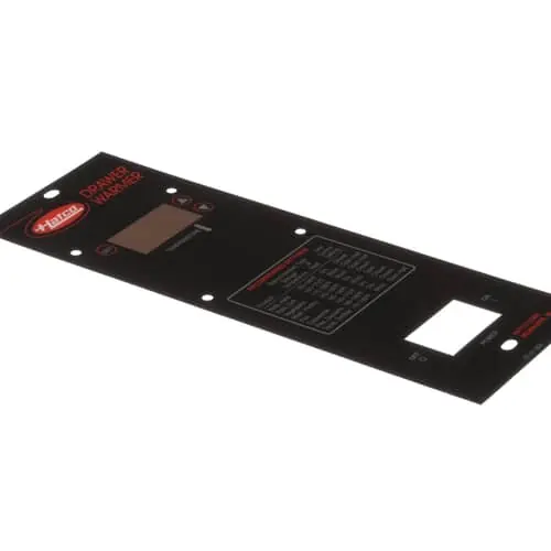 Hatco 07.01.284.00 Control Panel Label,hdw,itc