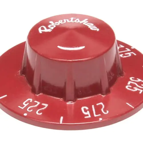 Grindmaster Cecilware M099A Knob Thermostat Red Deg F Fm/e