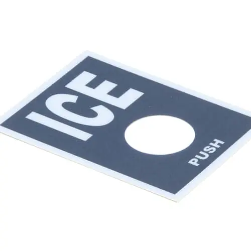 Follett PD502623 Label, Ice Disp Cvr Pb