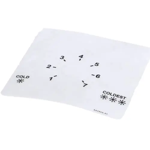Hoshizaki 4A5960-01 Label -Dial
