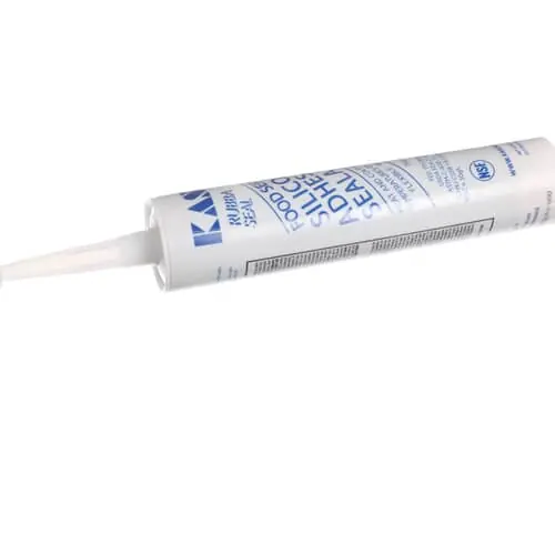 Kason 63700000005 Red Silicone Sealant Hi Temp Food Service 10.3 Ounce