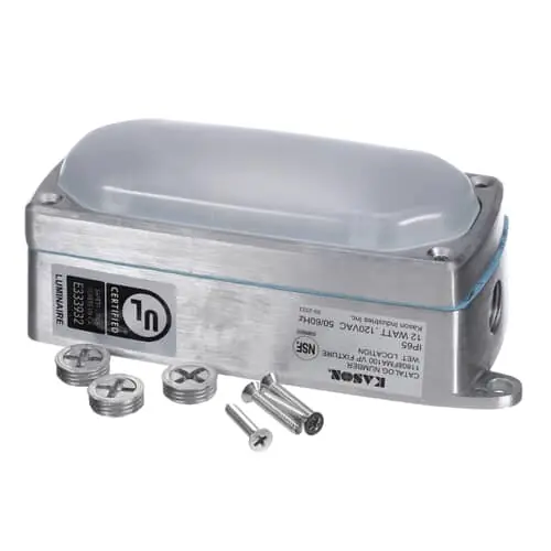 Kason 11808FMA100 Led Fixture 120V 12W 4000K Flat